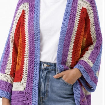 Kimono Crochet Cardigan