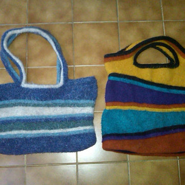 Tipsy Felted Bag