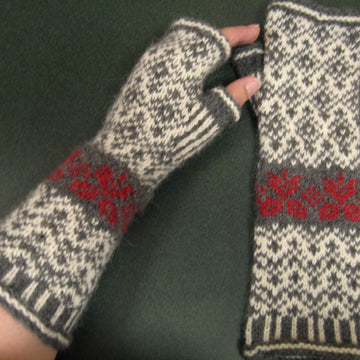 The Romance of Fair Isle, Fingerless Gloves