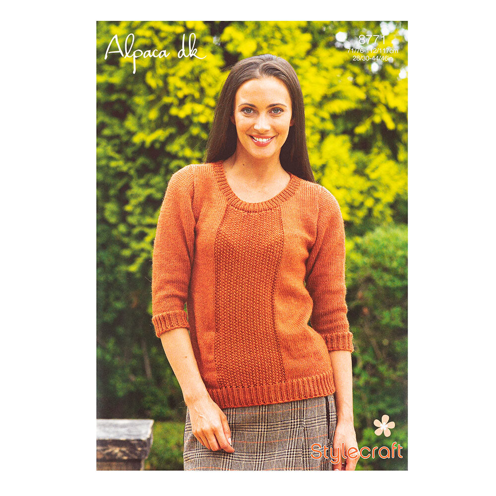 Sweater in Stylecraft Alpaca DK - 8771 - Leaflet