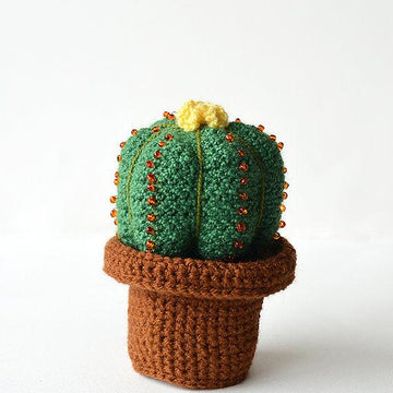 Small Cactus - Ball Cactus - Cute Green Cactus - Crochet Cactus - Crochet Plant - Plant Home Decor - DIY Plant - CROCHET PATTERN no.164