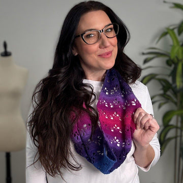 Heart Lace Infinity Scarf