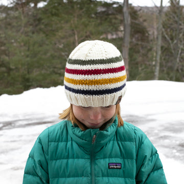 Hudson Bay Striped Beanie Hat Baby Children Women Men