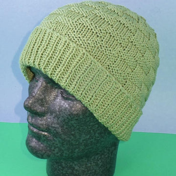 Basket Weave Spring Beanie Hat