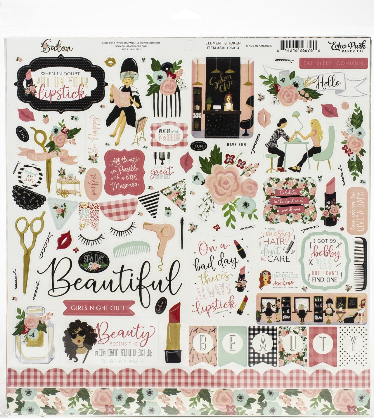 Echo Park Paper Echo Park Collection Kit 12"X12" - Salon