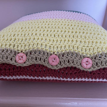 Flower in a Teacup Pillow