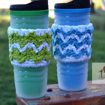 Chevron Illusion Coffee Sleeve