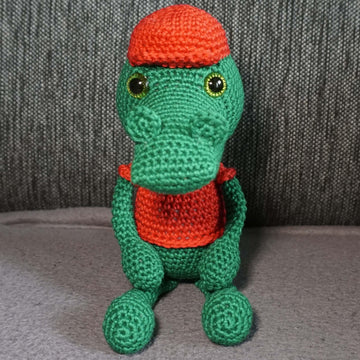 Häkelanleitung für das Krokodil Croco