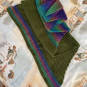 Laetitia Rainbow Triangle Scarf