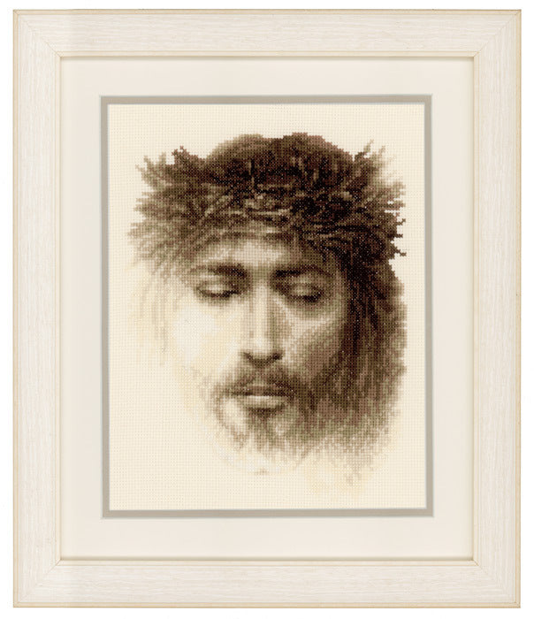 Vervaco Jesus Cross Stitch Kit - 19cm x 24cm