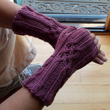 Rib & Braid Mitts