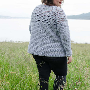 Simple Top Down Raglan Cardigan
