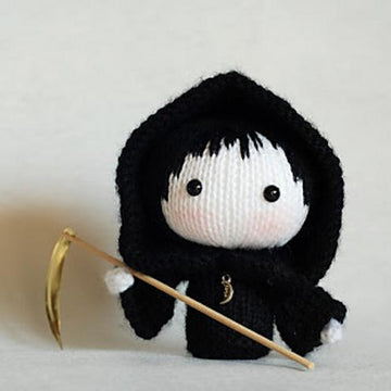 Halloween Doll in the Death dress.