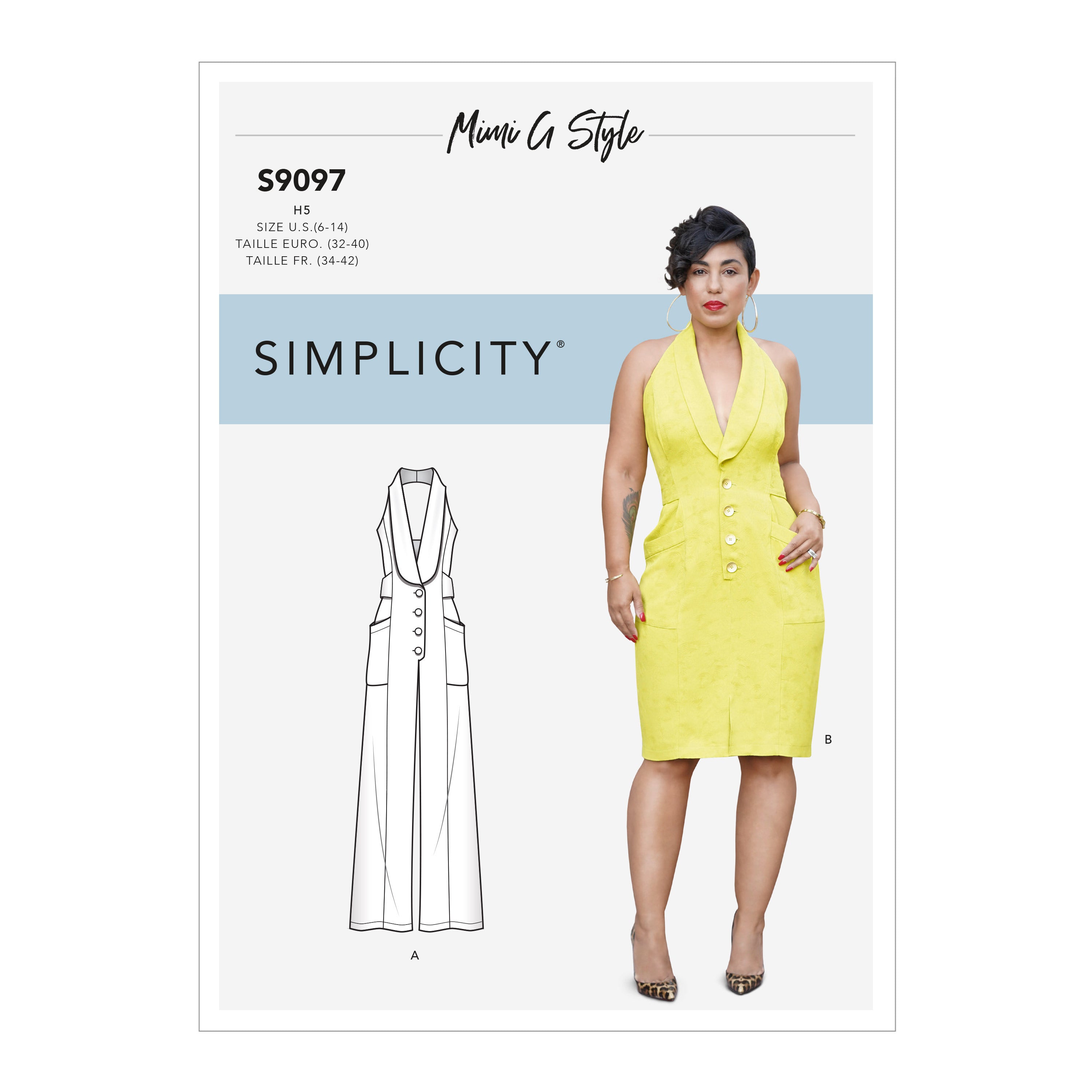 Simplicity Misses' Dress & Jumpsuit S9097 - Sewing Pattern