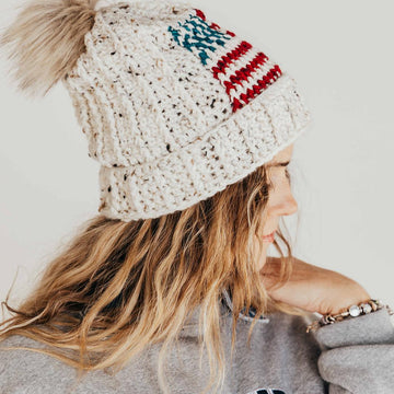 America Proud Slouchy Beanie