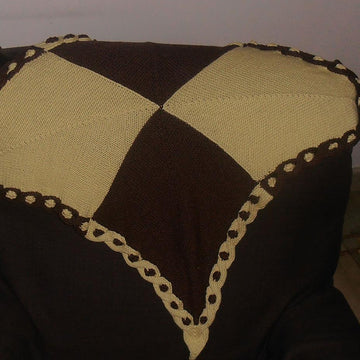 Cables and Bobbles Baby Blanket