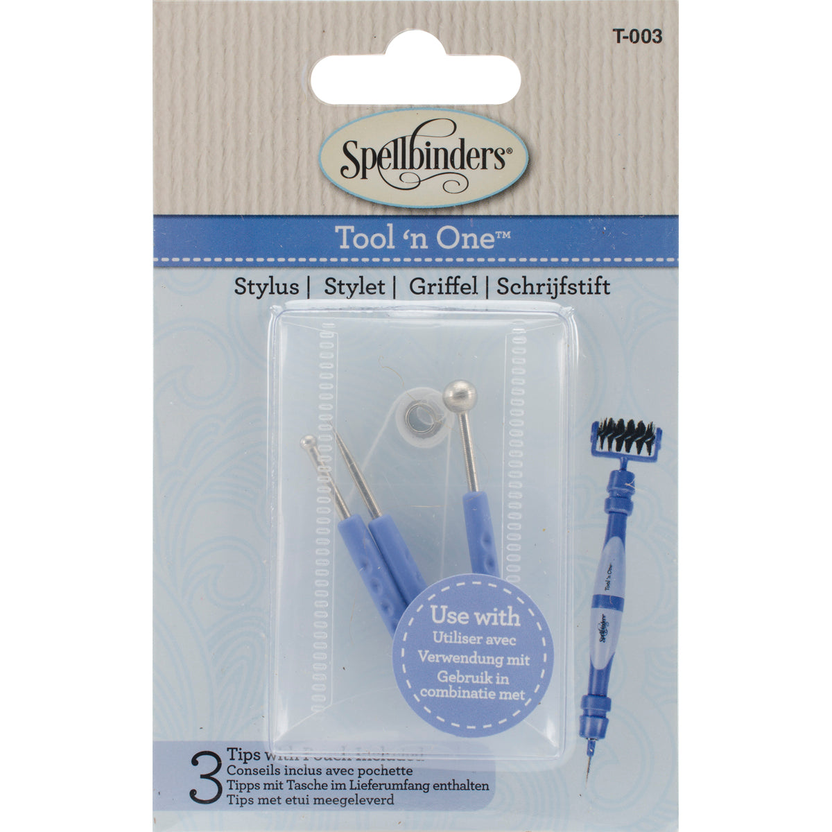 Spellbinders Tool'n One Stylus Tips 3/Pkg - 462282