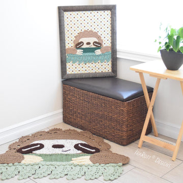 Mossy The Sloth Rug
