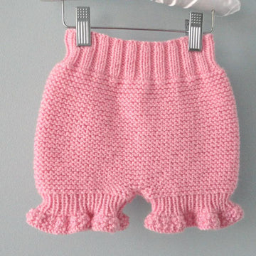 Knitting PATTERN Diaper Cover Knitted Baby Bloomers Liliana