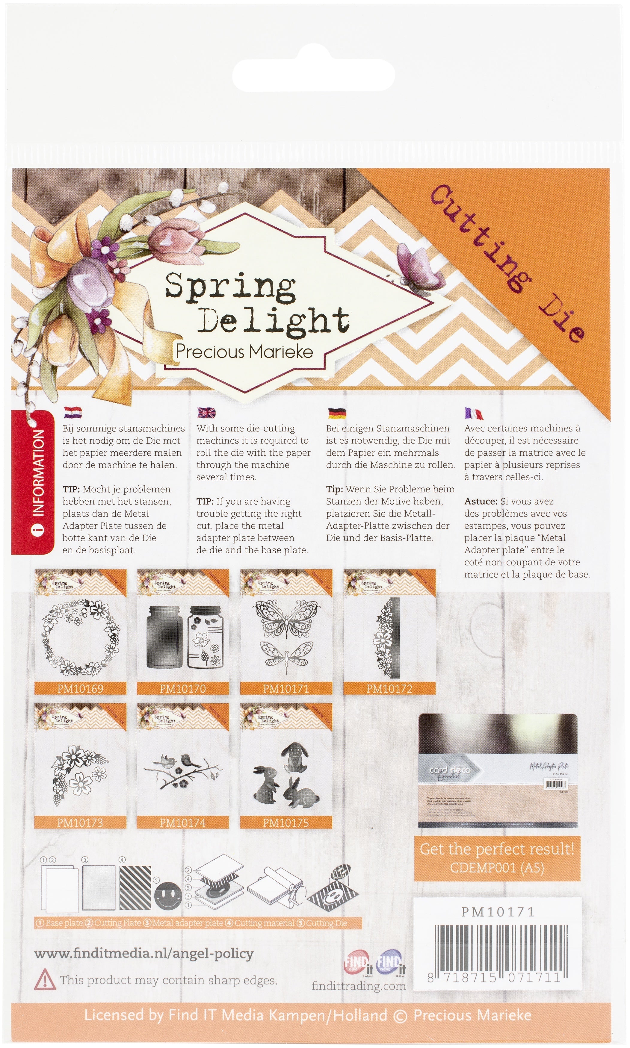 Find It Trading Precious Marieke Die - Spring Butterfly, Spring Delight