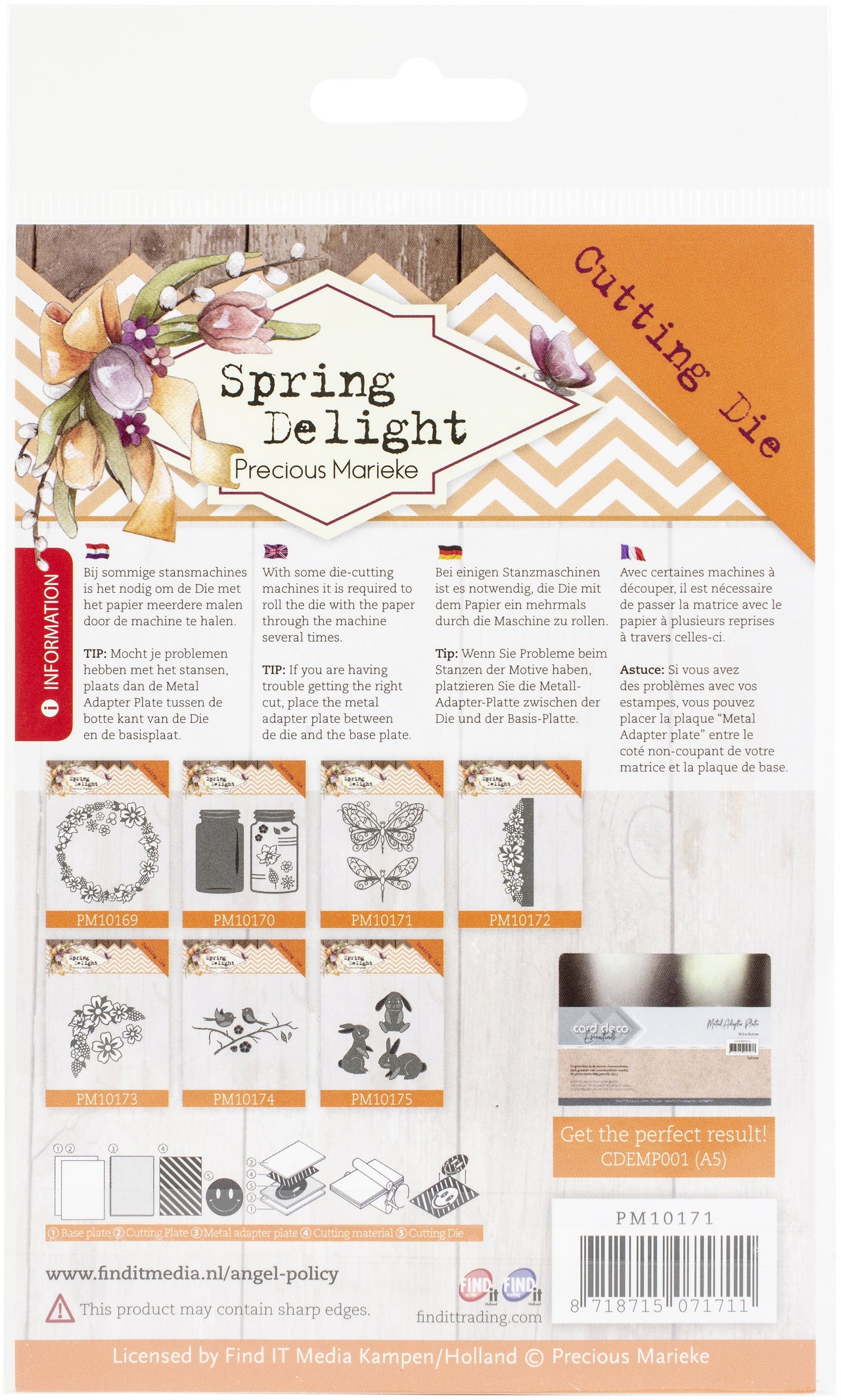 Find It Trading Precious Marieke Die - Spring Butterfly, Spring Delight