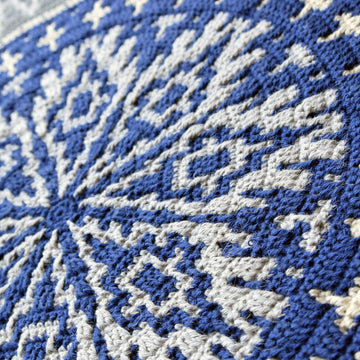 Ocean Time Mandala Rug