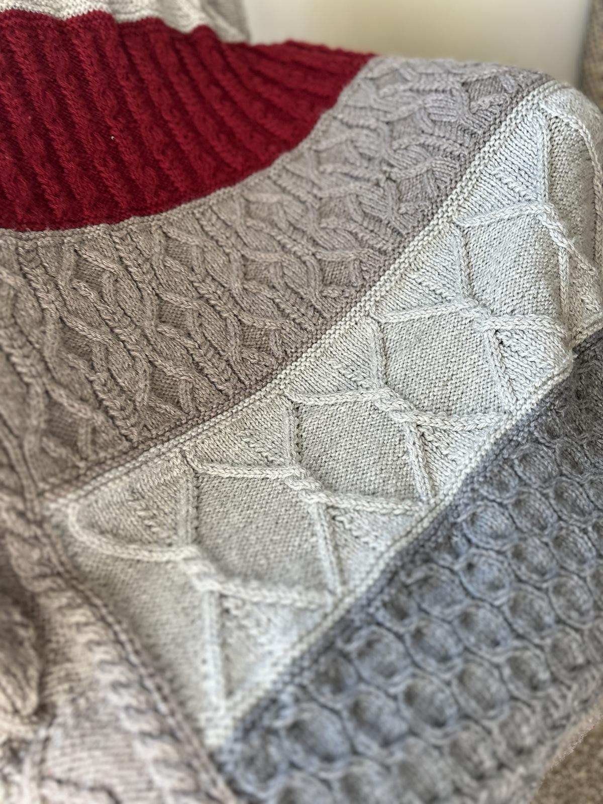 Seamless Joy Cable Afghan