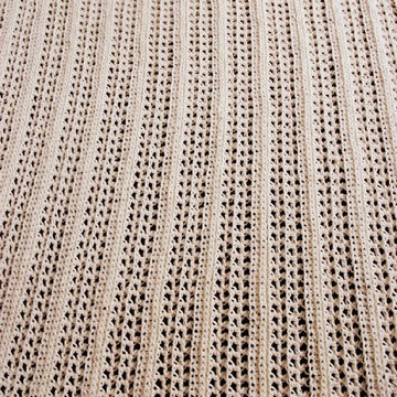 Lacy Lattice Baby Blanket