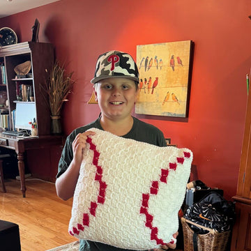 I Love Baseball Pillow