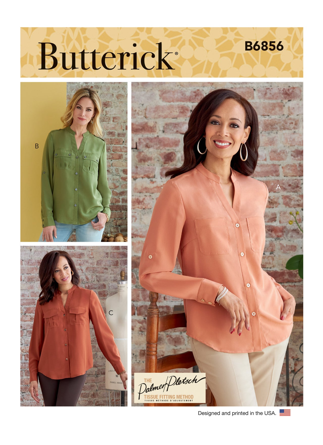 Butterick Misses' Top B6856 - Sewing Pattern