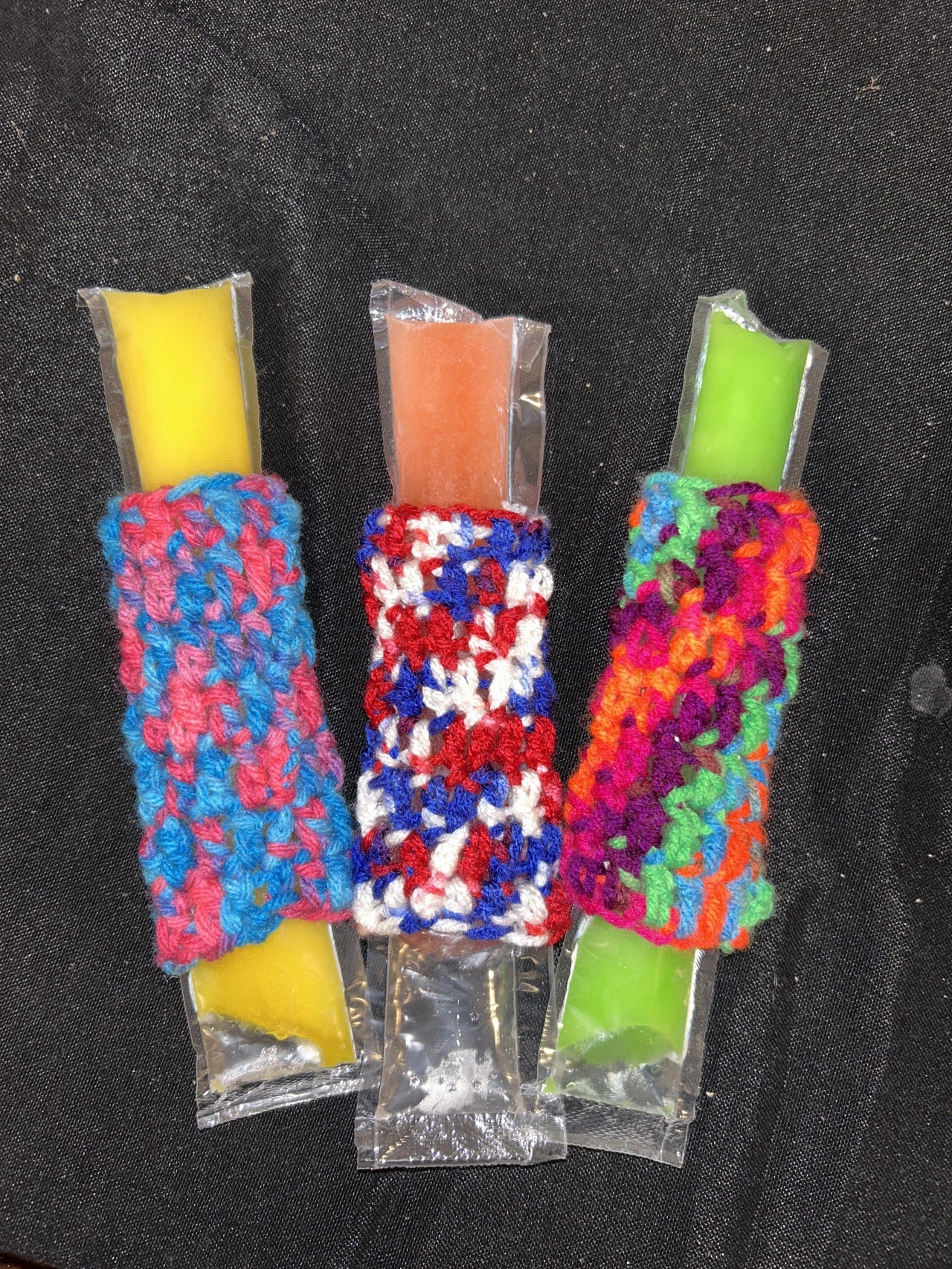 Crochet Freeze Pop Holders