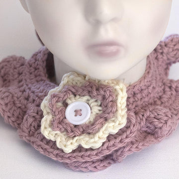 Ruffle Flower Neck Warmer
