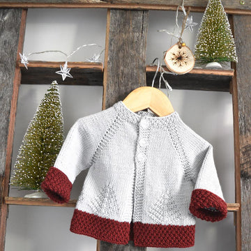 'Fir Christmas' cardigan - P138