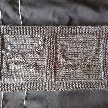 Jack Skellington Scarf Knitting Pattern