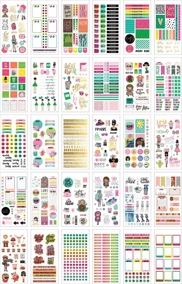 Paper House X Mommy Lhey Sticker Book 30/Sheets - Prodcutivity