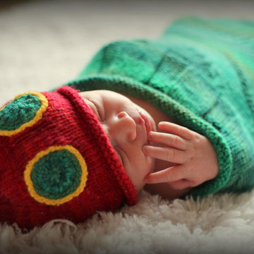 Knitted Hungry Caterpillar Sleep Sack