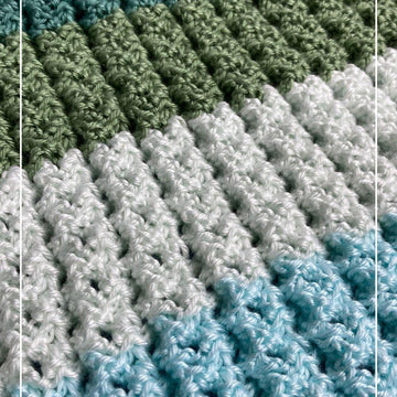 Hudson Soft and Bulky Baby Blanket Crochet Pattern