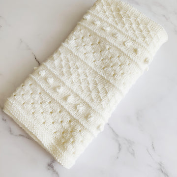 Angus Baby Blanket Knitting Pattern DK