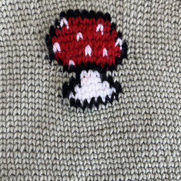 Mushroom Baby Sweater 0-12 Months