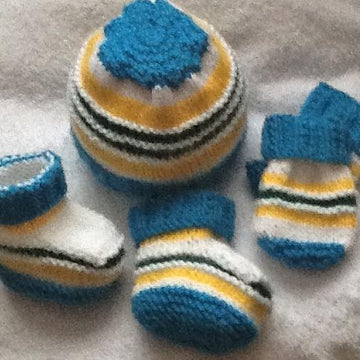 Cool Brights baby Hat set