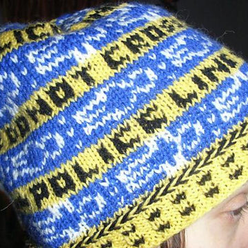 Crime scene long beanie