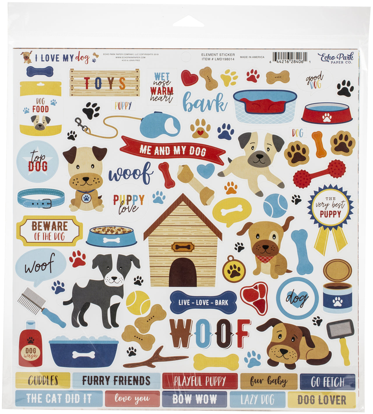 Echo Park Paper Echo Park Collection Kit 12"X12" - I Love My Dog