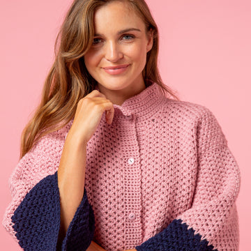 The Winter Warmer - Free Jacket Crochet Pattern for Women in Paintbox Yarns Wool Blend Worsted - Downloadable PDF