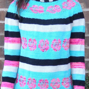 Bright Rose Sweater