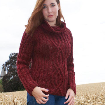 Ladies Cable Sweater
