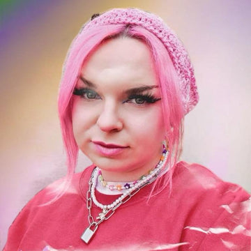 Daisy Crochet Bandana Headscarf