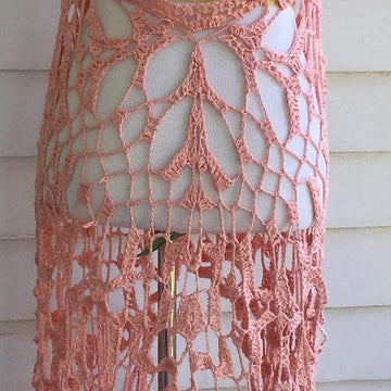Cascading Cardigan Vest