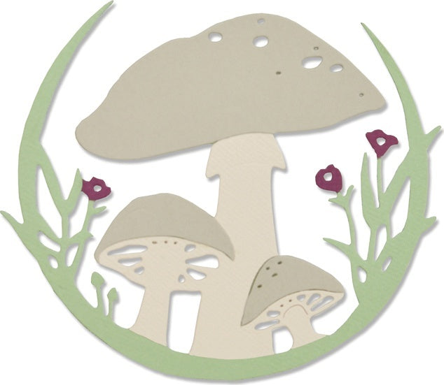 Sizzix Thinlits Dies By Jessica Scott - Mushroom Wreath