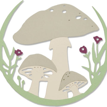 Sizzix Thinlits Dies By Jessica Scott - Mushroom Wreath