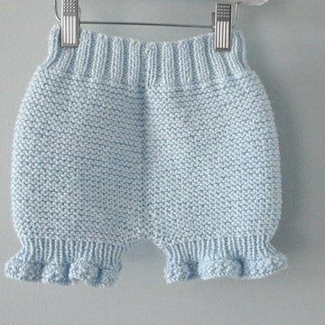 Knitting PATTERN Diaper Cover Knitted Baby Bloomers Liliana